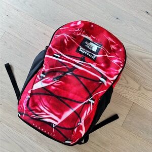Supreme x North Face Red Borealis Backpack